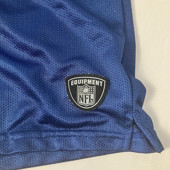 INDIANAPOLIS COLTS On Field Practice Shorts Size L Blue Embroidered Logo - Picture 4 of 9